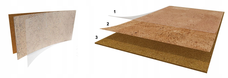 KOREK ŚCIENNY BOAZERIA NA ŚCIANĘ PANELE BALI Grubość 3 mm