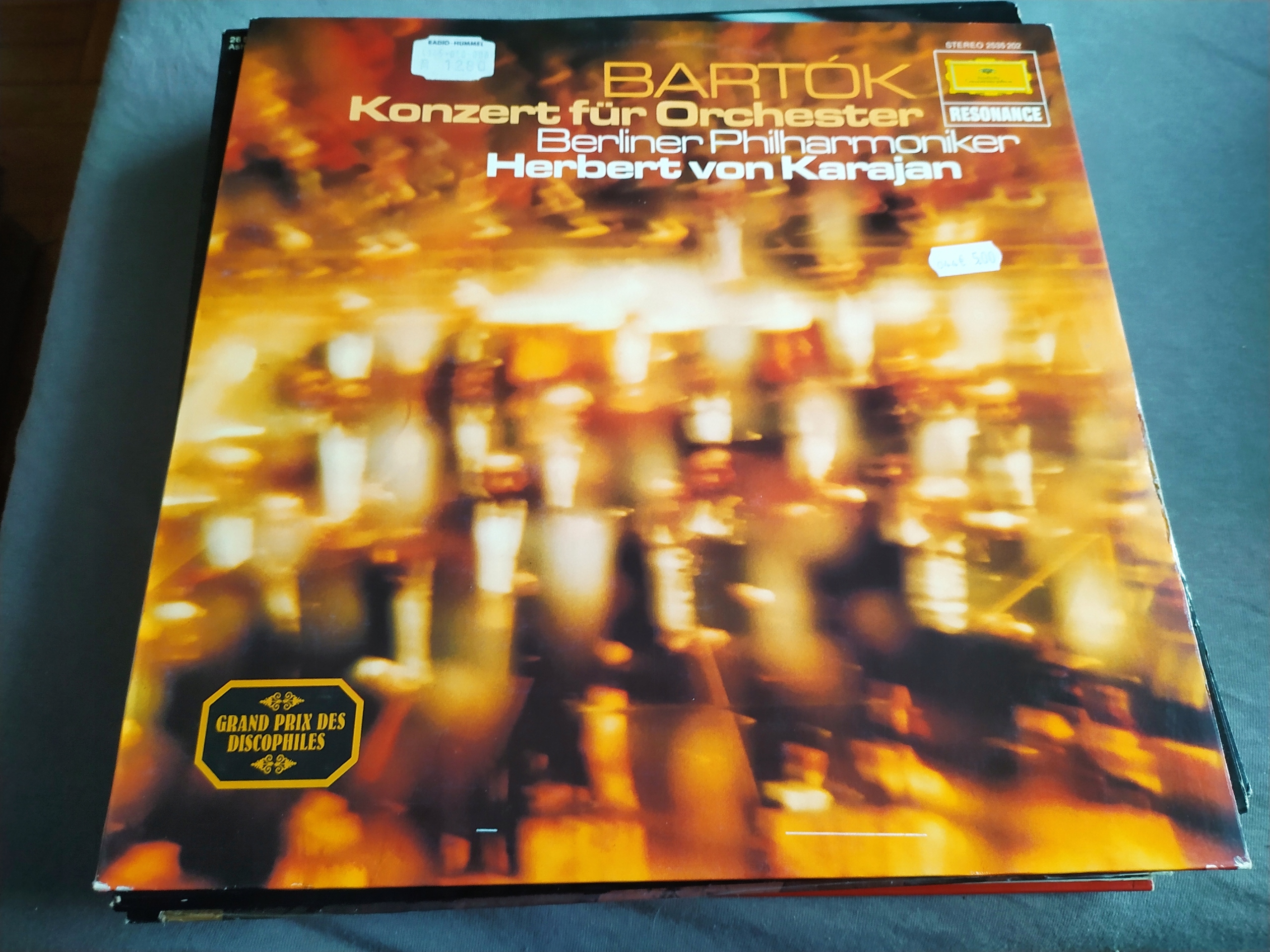 Winyl Konzert Für Orchester Bartok , Herbert Von Karajan