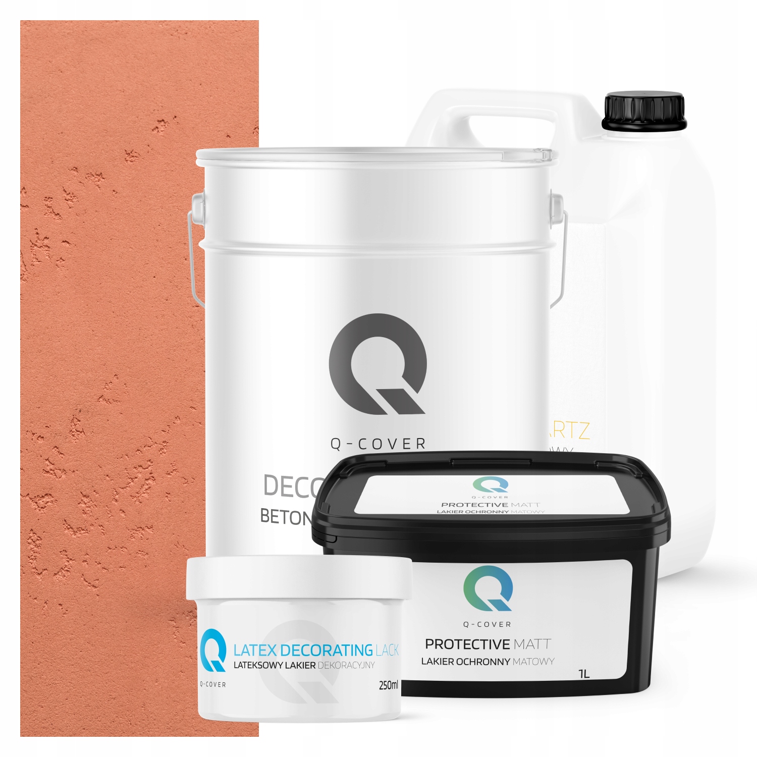 Architektonický Venkovní Beton Set Pudrová Růžová F315 Komplet Na 10 m2