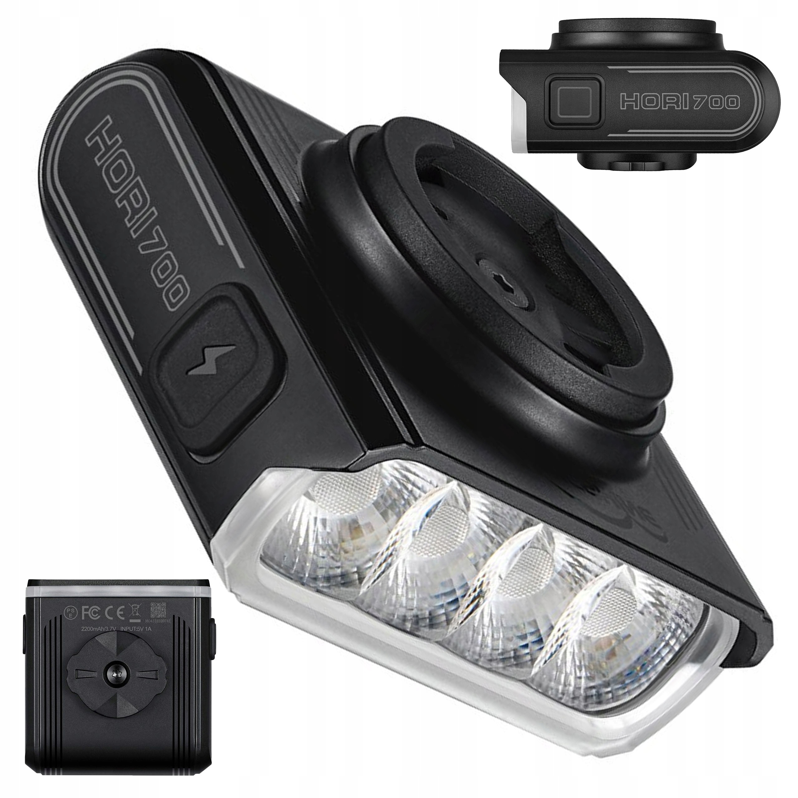 Přední Světlo Na Kolo Magicshine Hori 700 lm Upevnění Dual IPX6 Usb-c