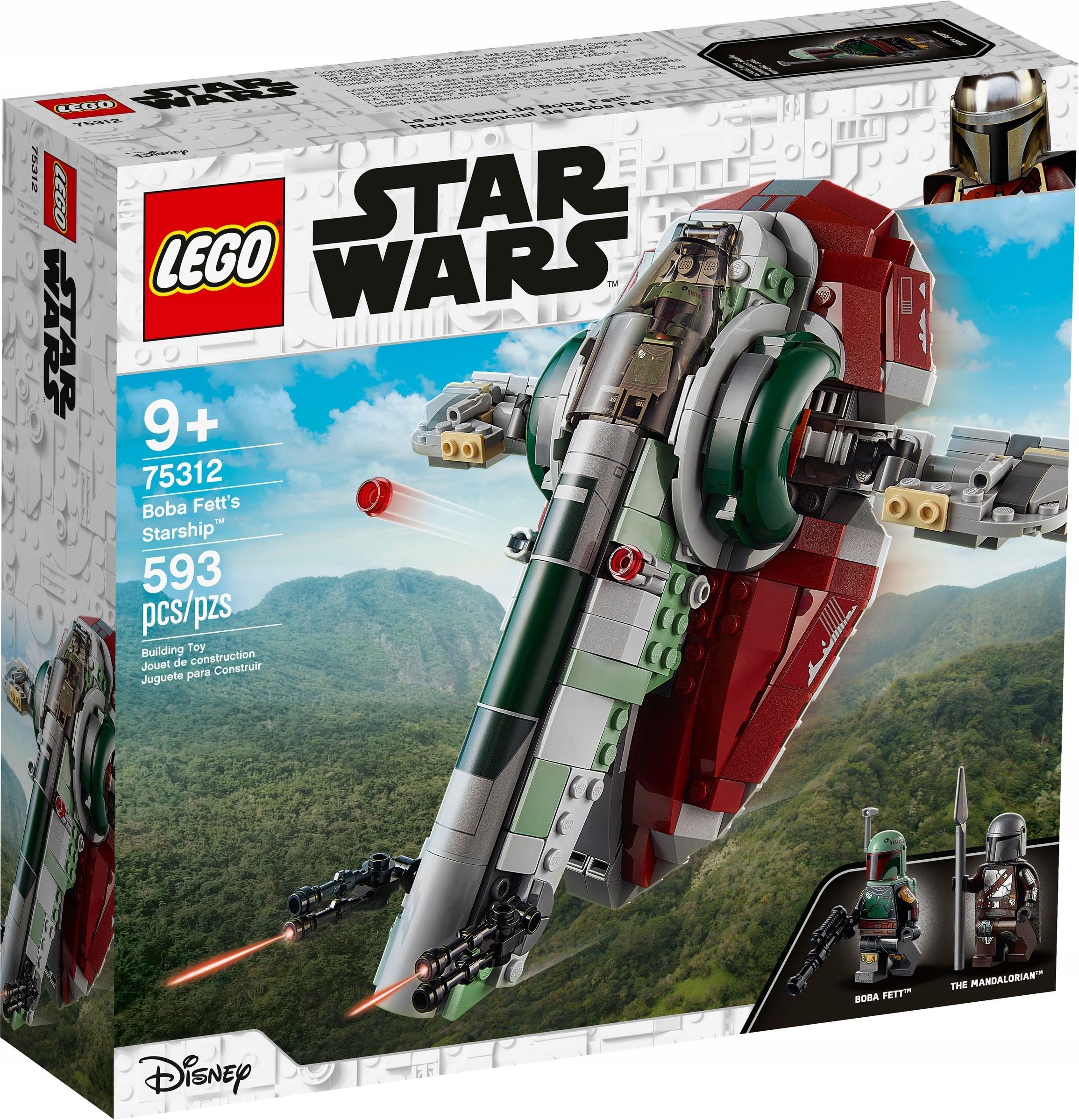 

Lego Star Wars Statek kosmiczny Boby Fetta 75312