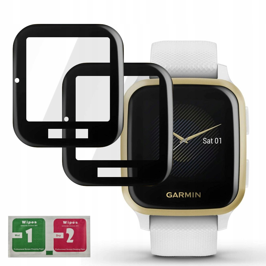 

2x Szkło Hybrydowe Full 3D Do Garmin Venu Sq