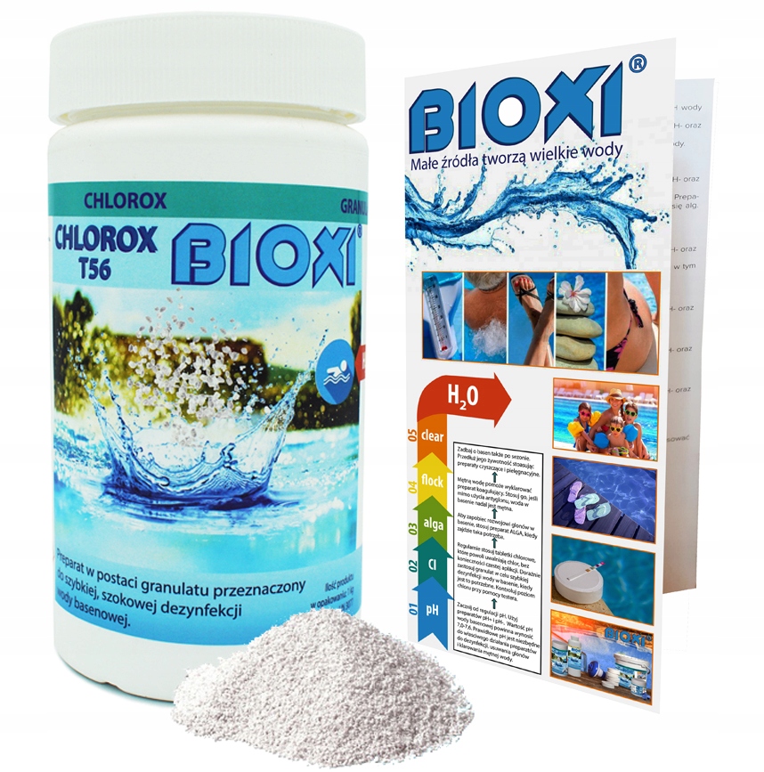 

Chlor Szok 1kg Granulat Do Basenu Bioxi Premium