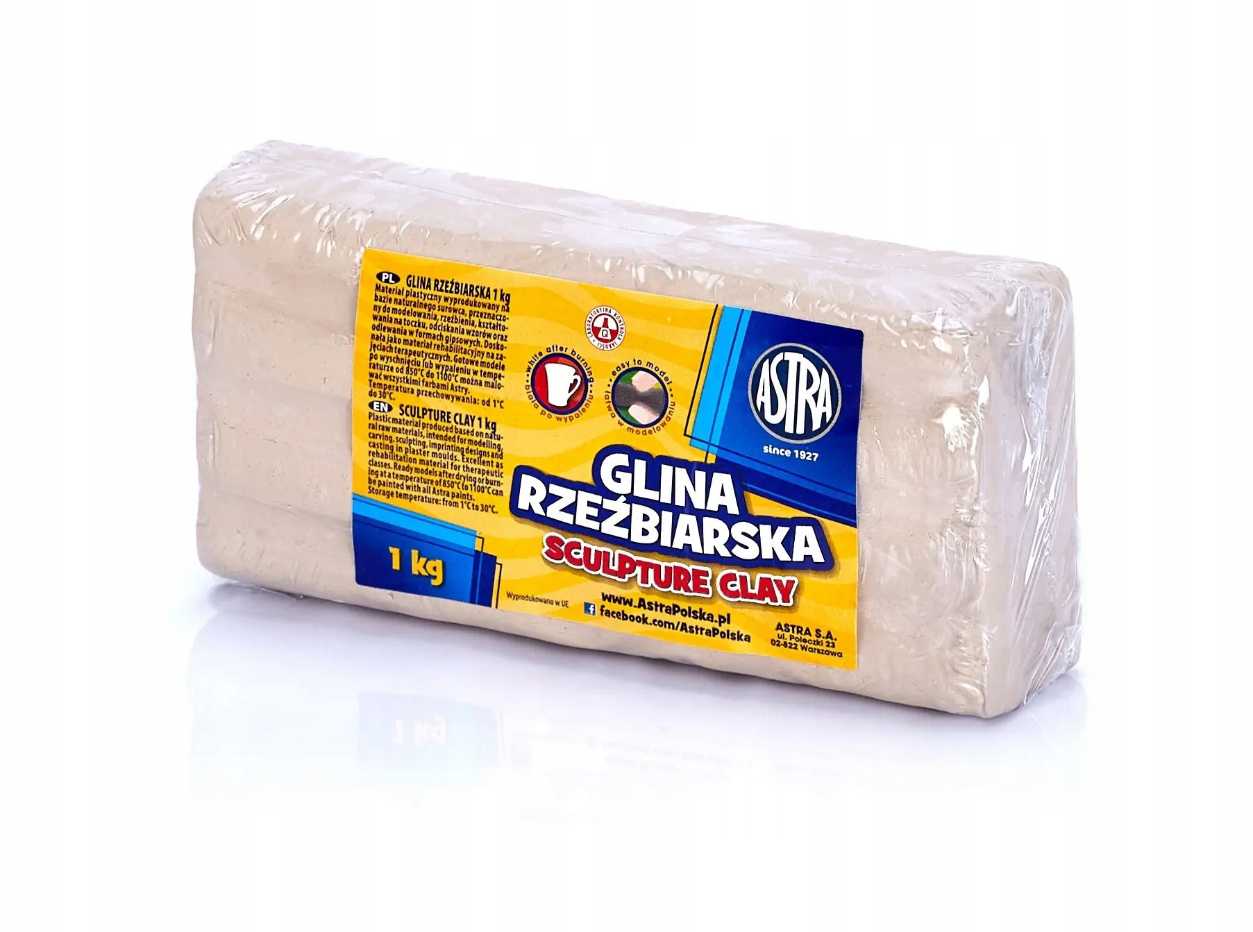 

Glina rzeźbiarska 1 kg Astra