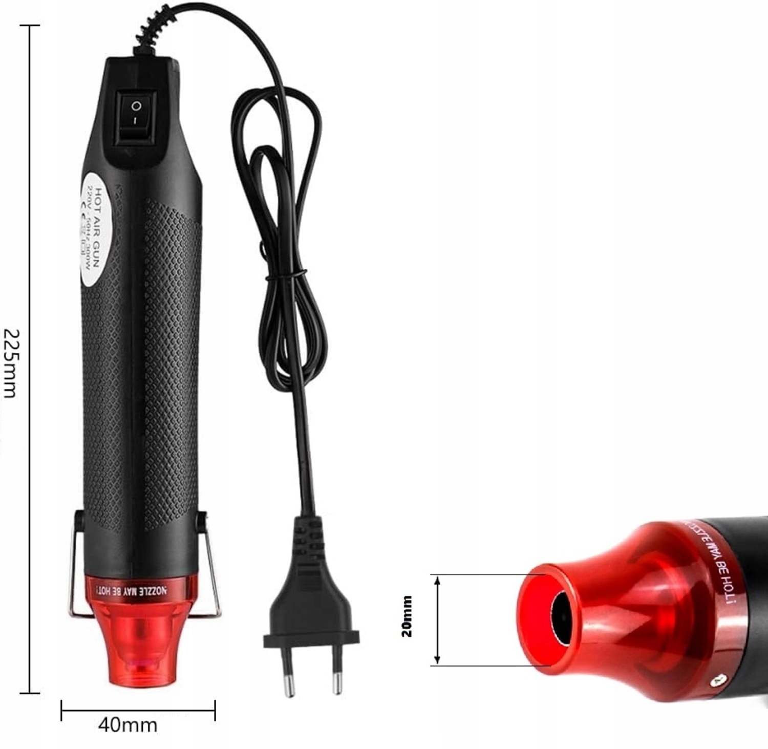 PORĘCZNA MINI OPALARKA HOT AIR 300W GORĄCE POWIETRZE Model PORĘCZNA MINI OPALARKA HOTAIR 300W GORĄCE POWIETRZ