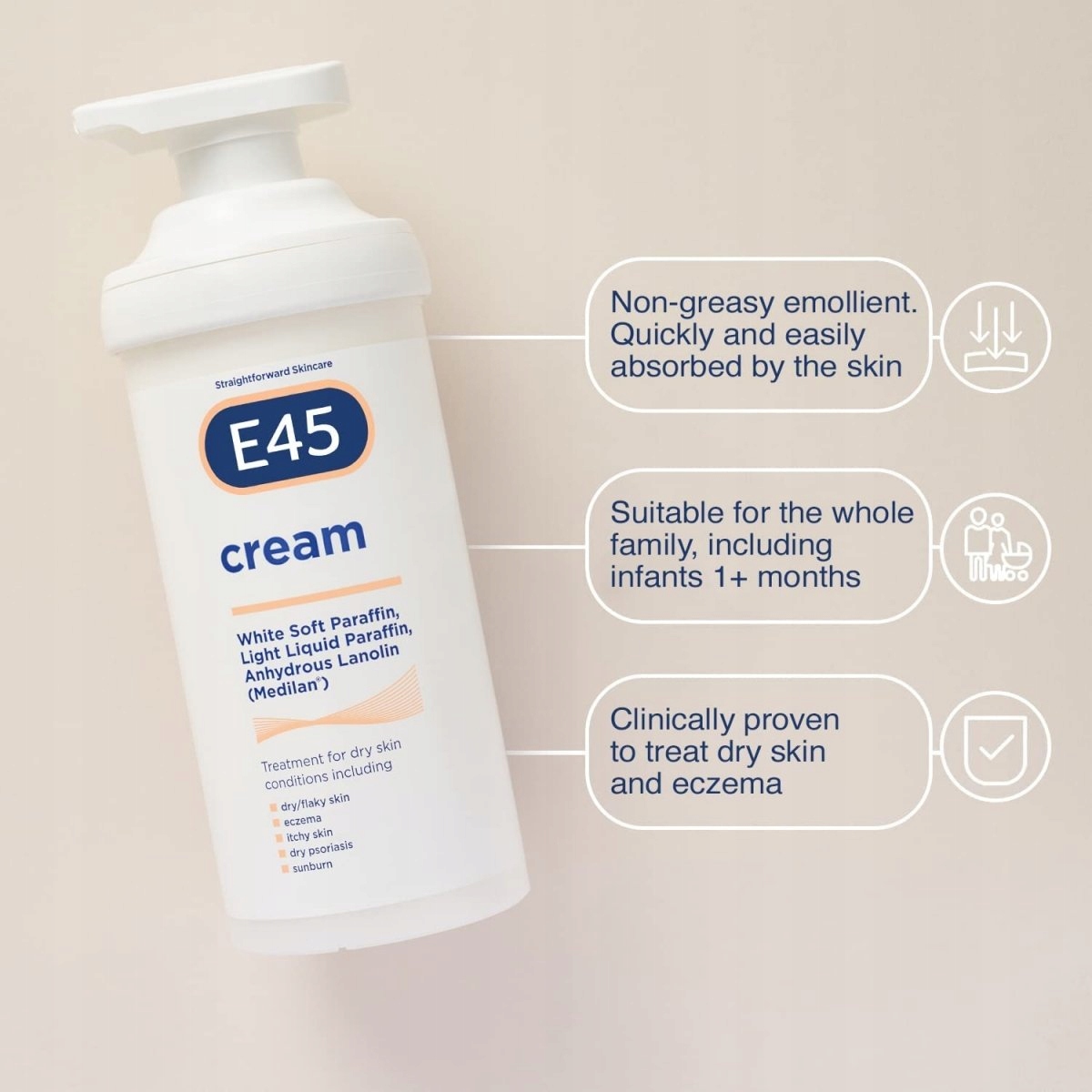 KREM CREAM E45 (500g) Marka E45