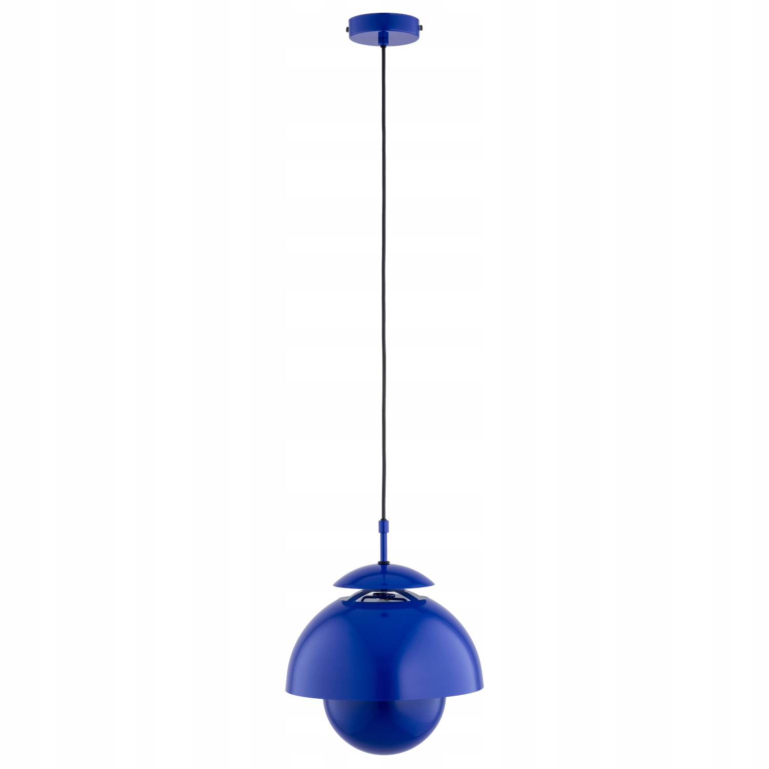 Alfa Runo závěsná lampa modrá 1xE27 stínidlo otevřené