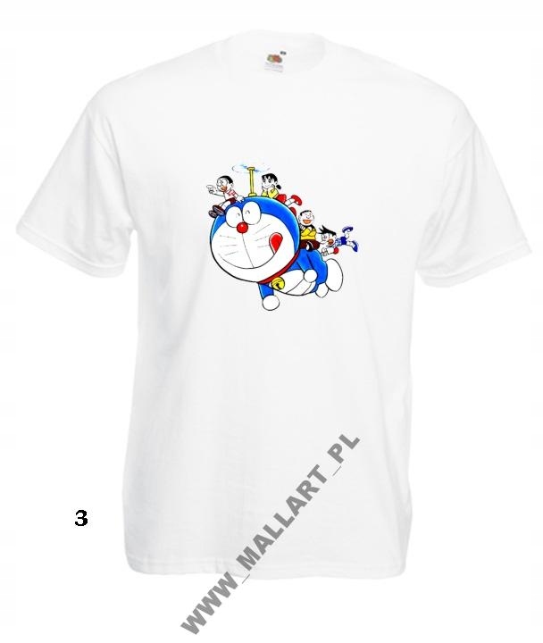 

Koszulka Męska Doraemon Anime Manga Wzory