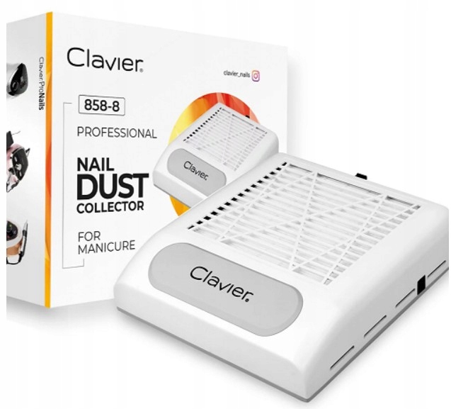 Pochłaniacz Pyłu Do Paznokci Manicure Pedicure 80W Kasetowy 858-8