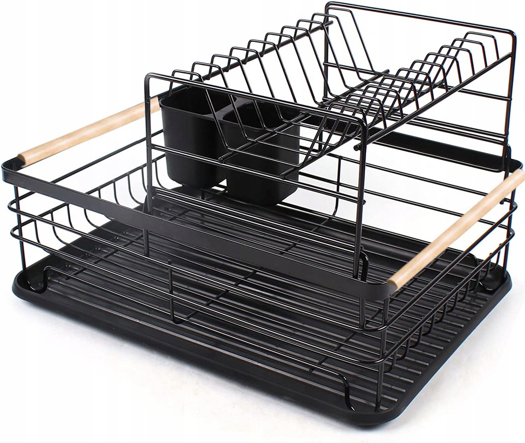 SUSZARKA DO NACZYŃ DWUPOZIOMOWA OCIEKACZ TALERZE Długość 41 cm