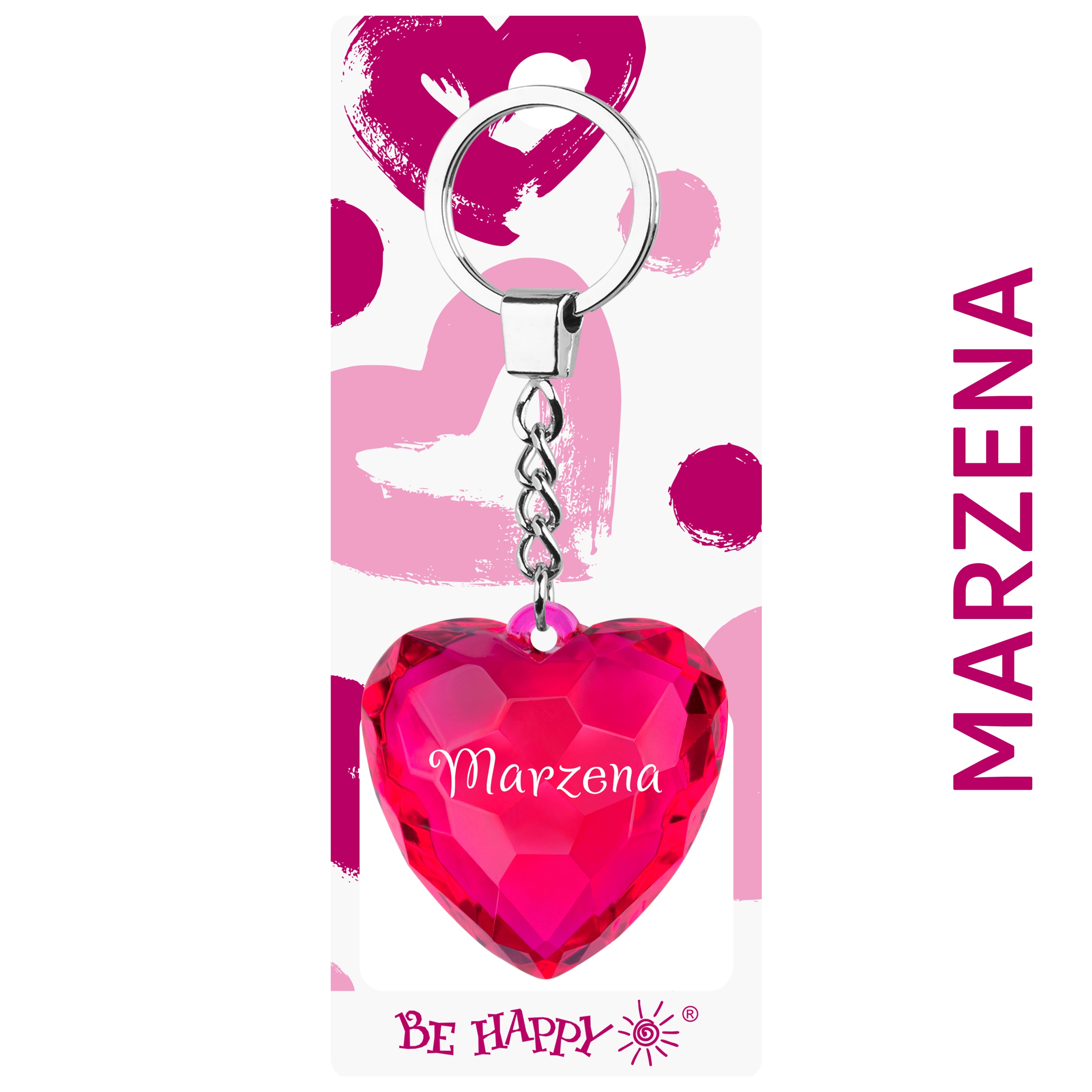 

Brelok Serce Prezent Upominek Marzena