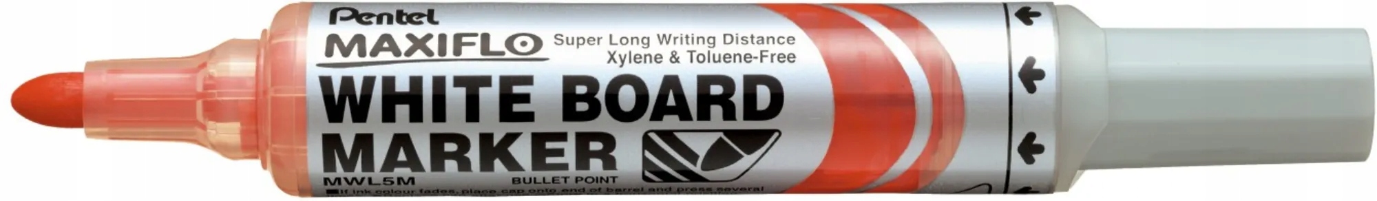 MARKER DO TABLIC SUCHOŚCIERALNY MAXIFLO PENTEL 6MM MWL5M CZERWONY Kod producenta 3474374500034