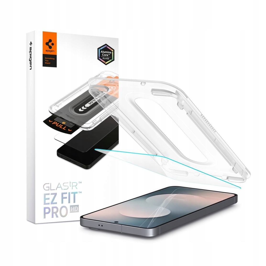 Szkło hartowane do Samsung S25 Fe Spigen Glas.tR Ez Fit Pro