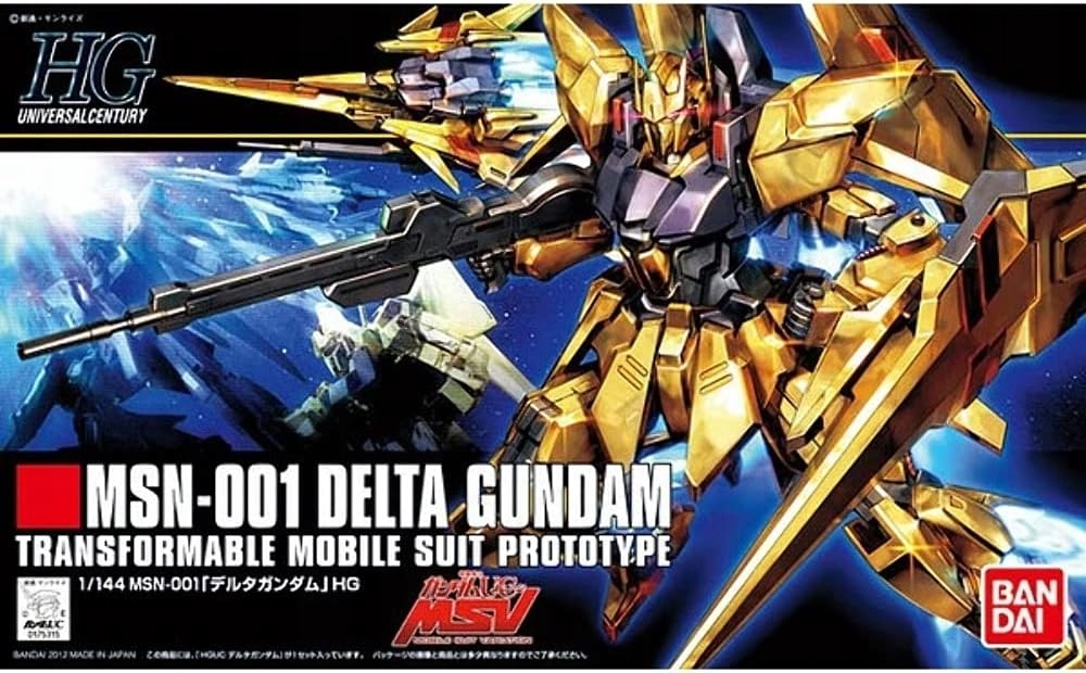 Gundam Hguc 1/144 Delta Gundam Model Kit
