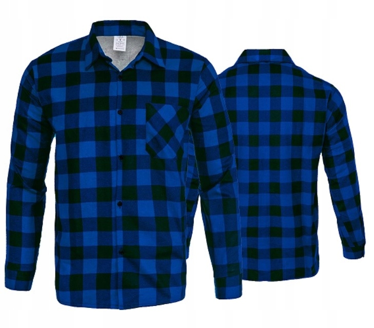Koszula robocza flanelka flanelowa bawełniana