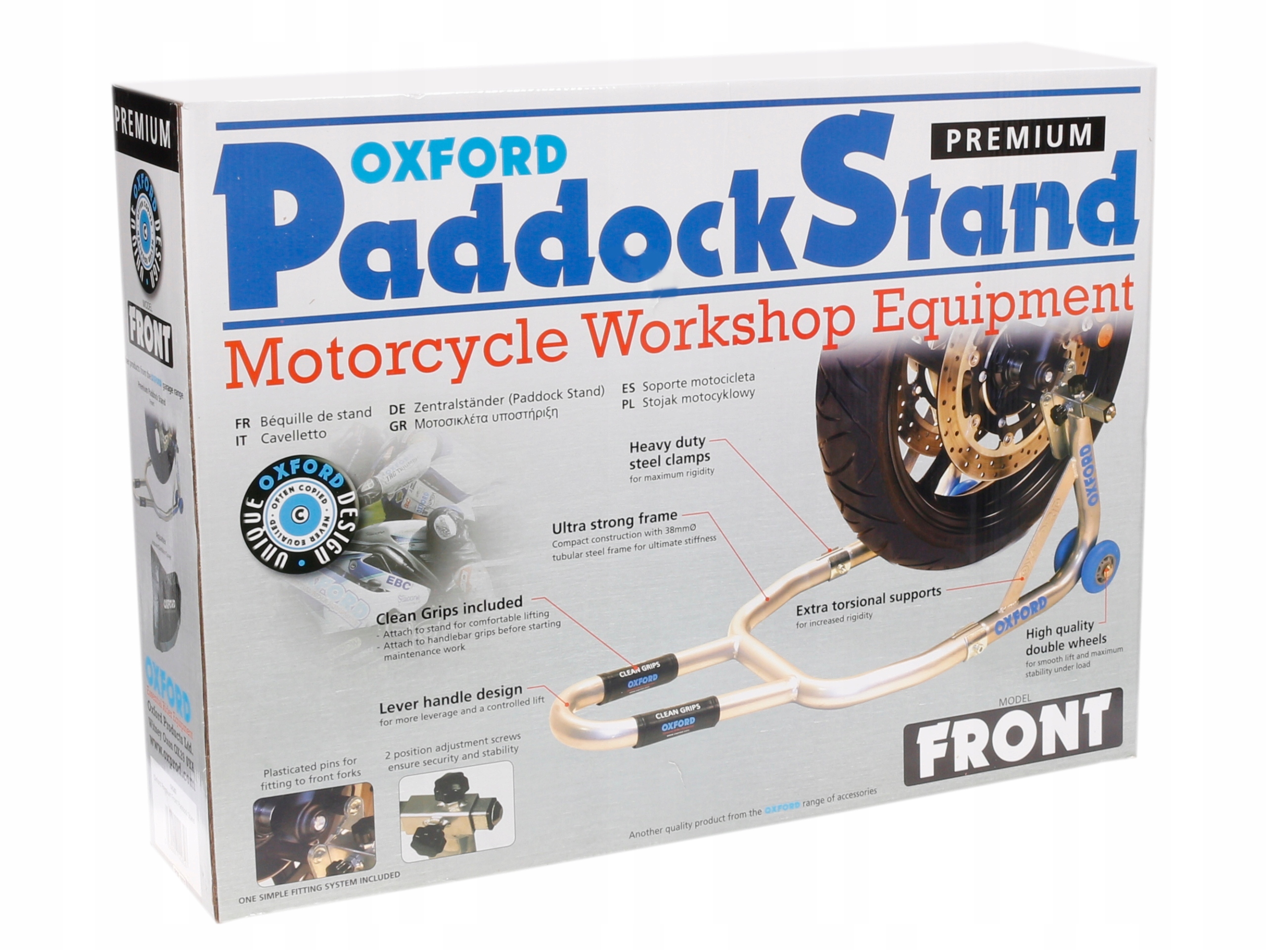 OXFORD PREMIUM podnosnik motocyklowy CLEAN GRIPS