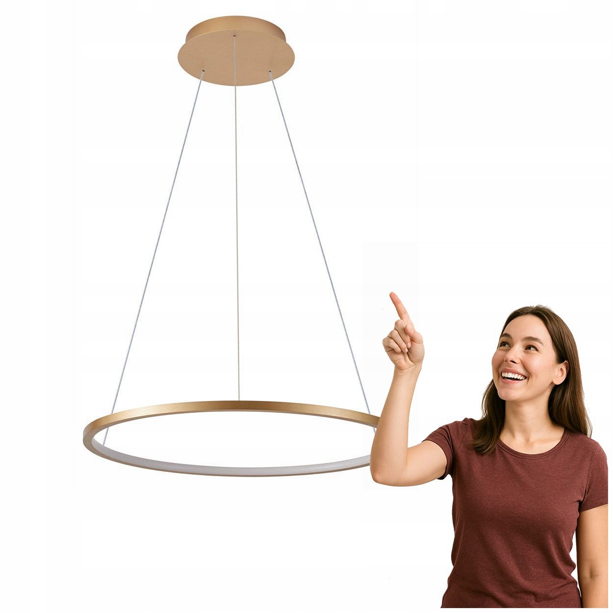Závesná Led lampa 38W Vinola Italux