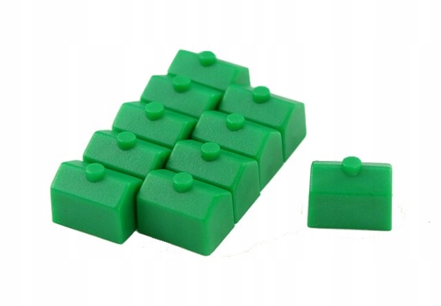 

Domki do gry zielone 10 szt Pionek Domek