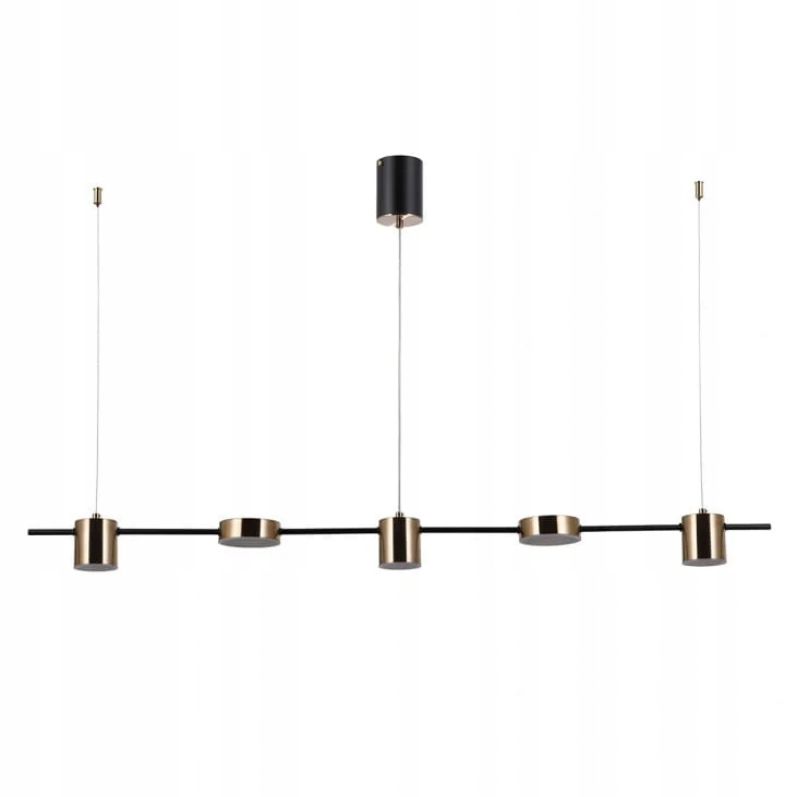 Závesná lampa Italux Remdal Led moderná mosadz