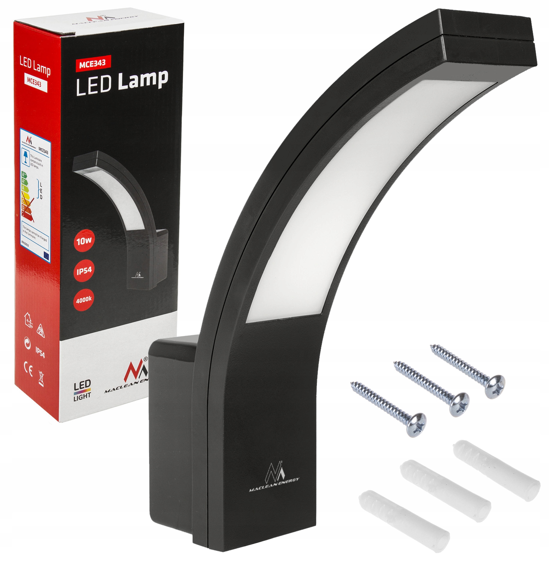 

Lampa ścienna zewnętrzna elewacyjna Led IP54 10W