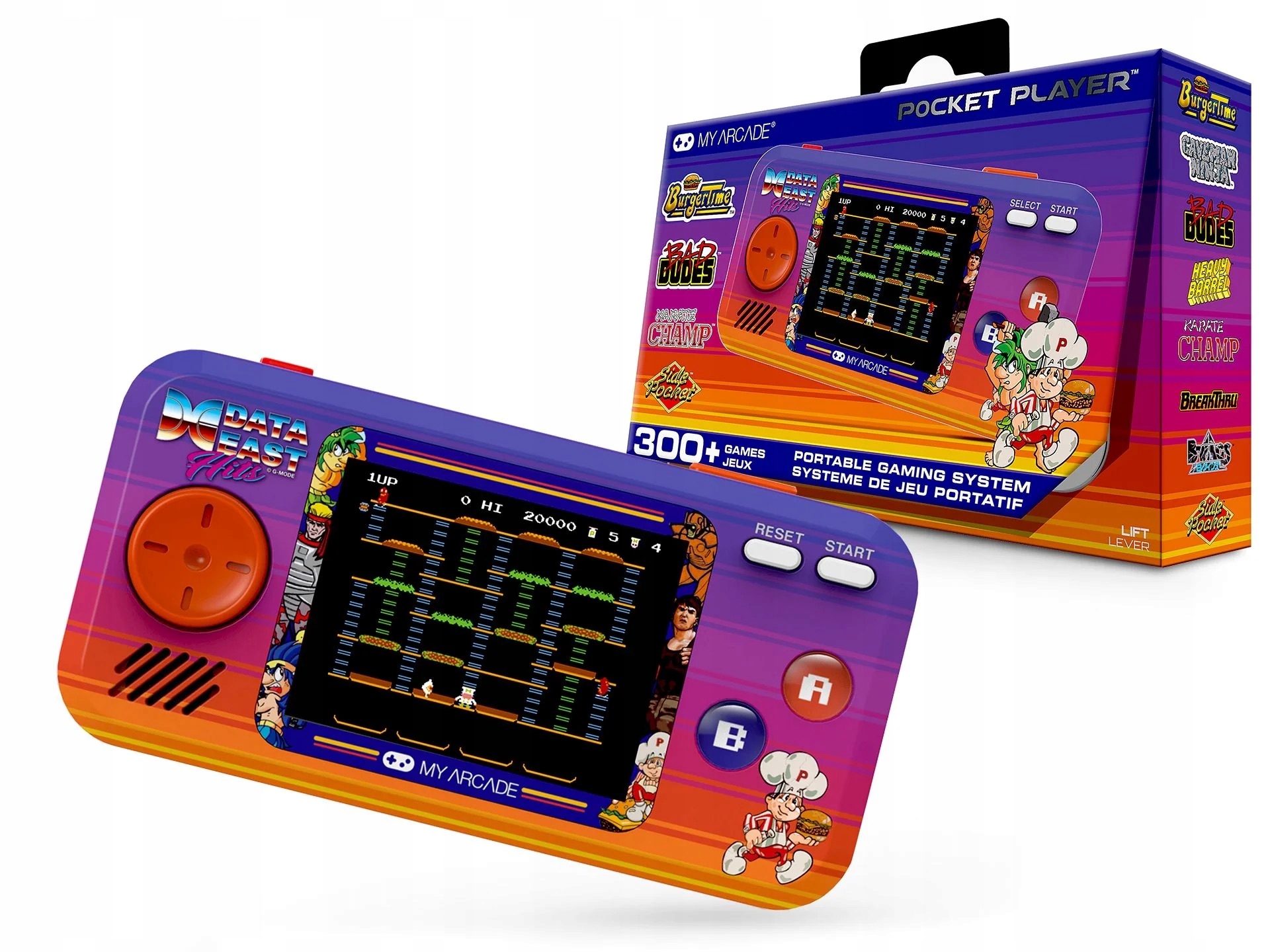 My Arcade Konsola Retro 308 Gier Data East Pocket Player DGUNL-4127