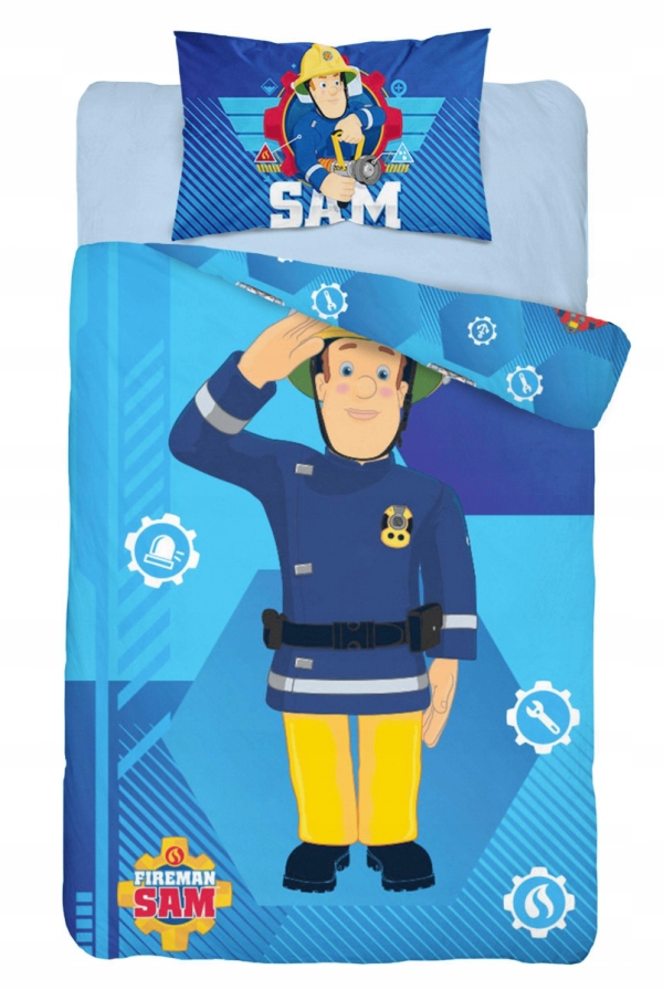 

Pościel dziecięca Strażak Sam 100x135 cm straż