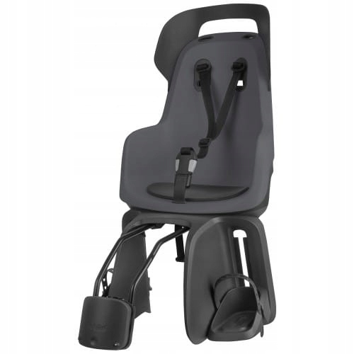 Fotelik rowerowy tylny Bobike Go 1P do ramy Grey