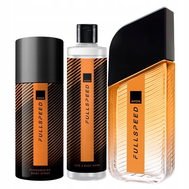 Avon Sada Full Speed 3 Kosmetických Přípravků Toaletní Voda Gel Deodorant Pro Něj