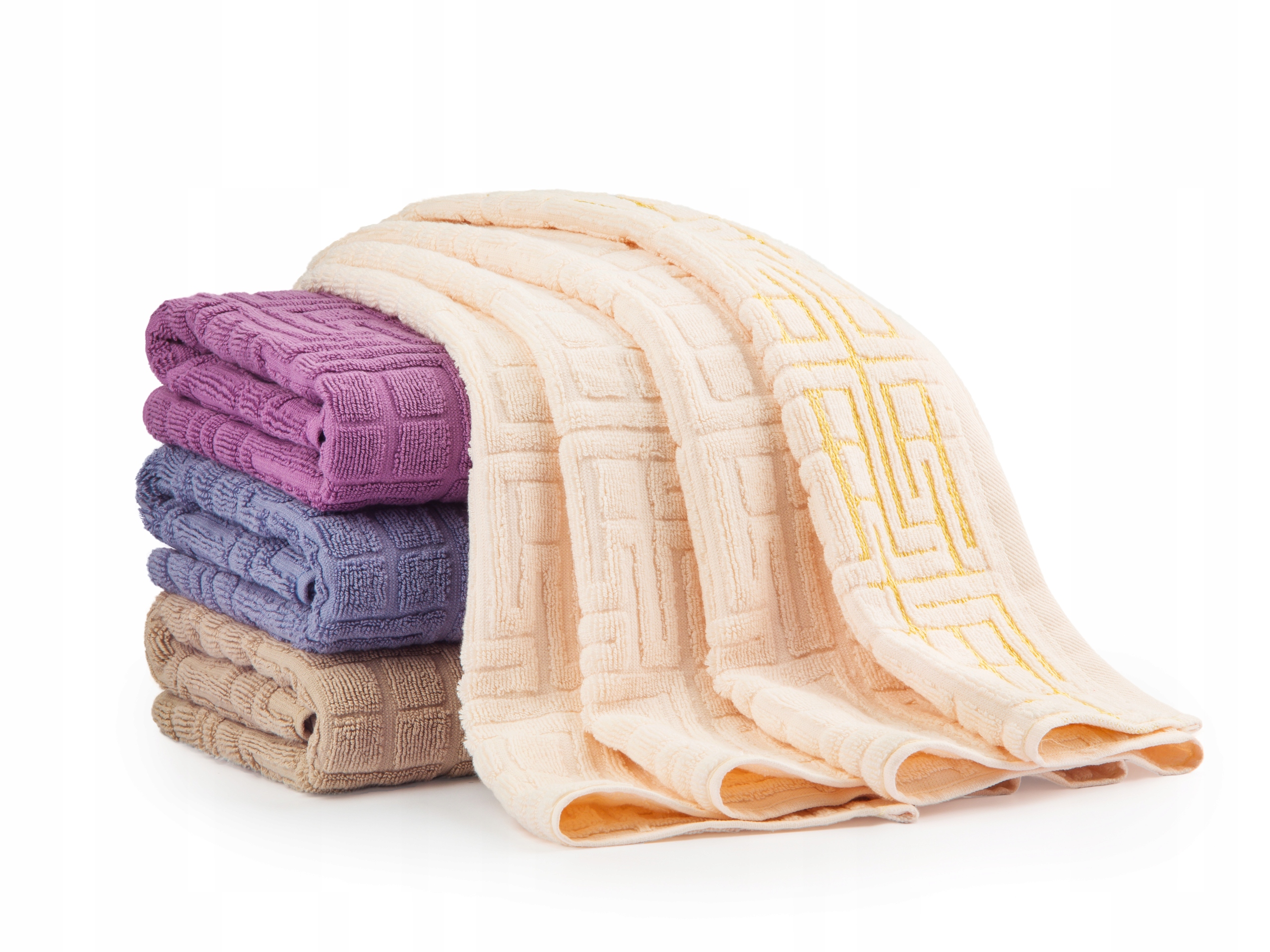 KOMPLET RĘCZNIKÓW FROTE 6x 50x100cm RĘCZNIKI GRUBE Marka Rossetti