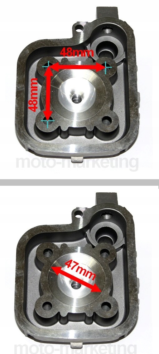 GŁOWICA 47mm TUNING 70cm PEUGEOT LUDIX BLASTER 50 Numer katalogowy części WAD93765251910686962