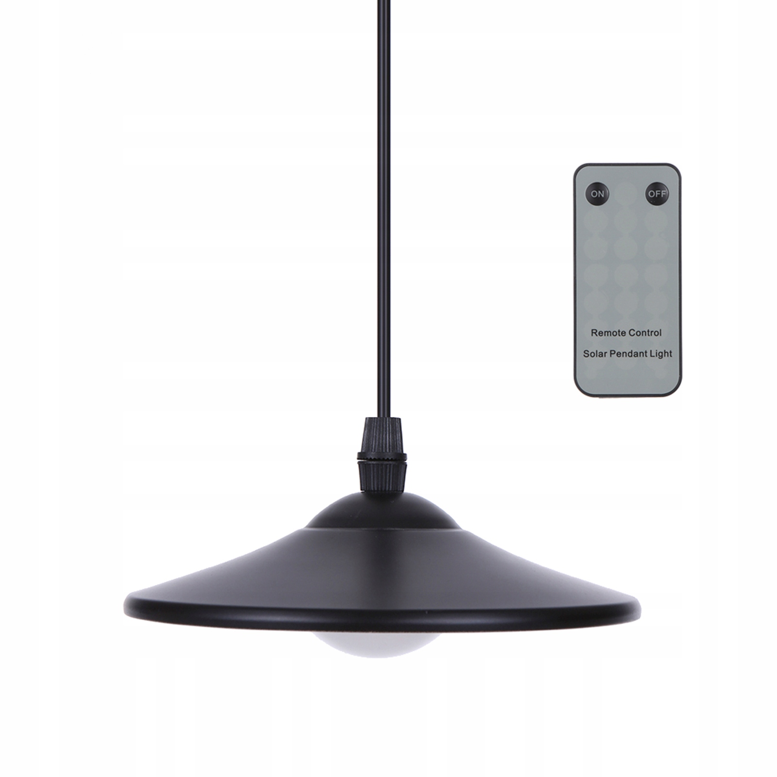 Solární závěsná lampa 3W, 4 Led, 2 režimy, dálkové ovládání