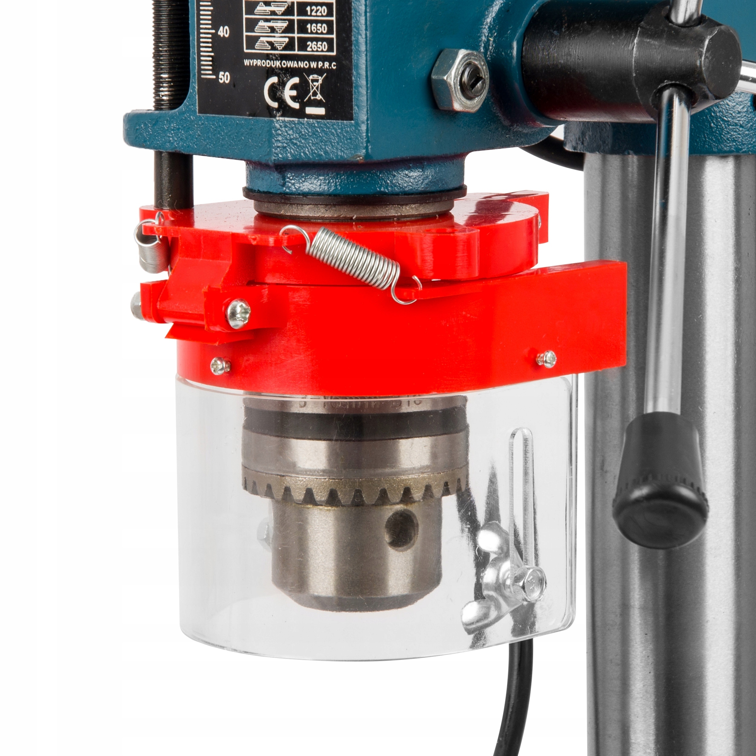 MOCNA I SOLIDNA WIERTARKA STOŁOWA KOLUMNOWA 1650W 16MM + IMADŁO Zasilanie sieciowe