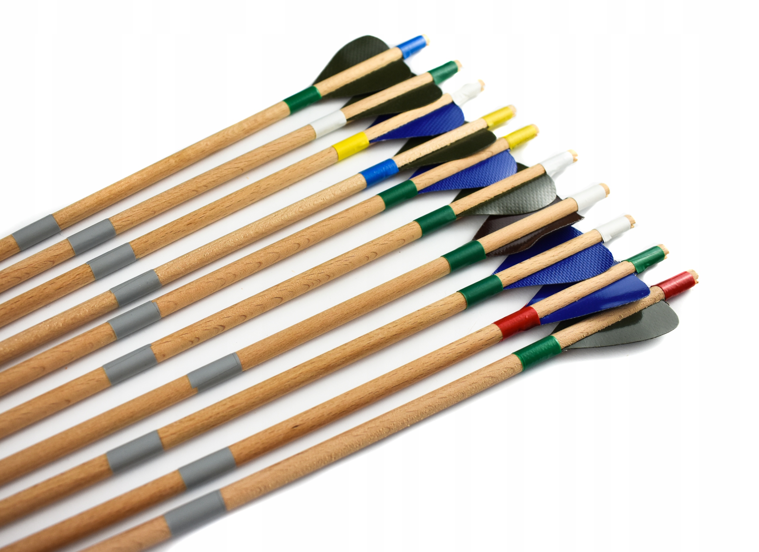 STRZAŁY DREWNIANE DO ŁUKU 60CM ZESTAW 10 SZTUK Rodzaj inny