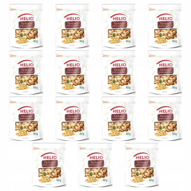 Kešu Ořechy pražené solené 80g Helio X15