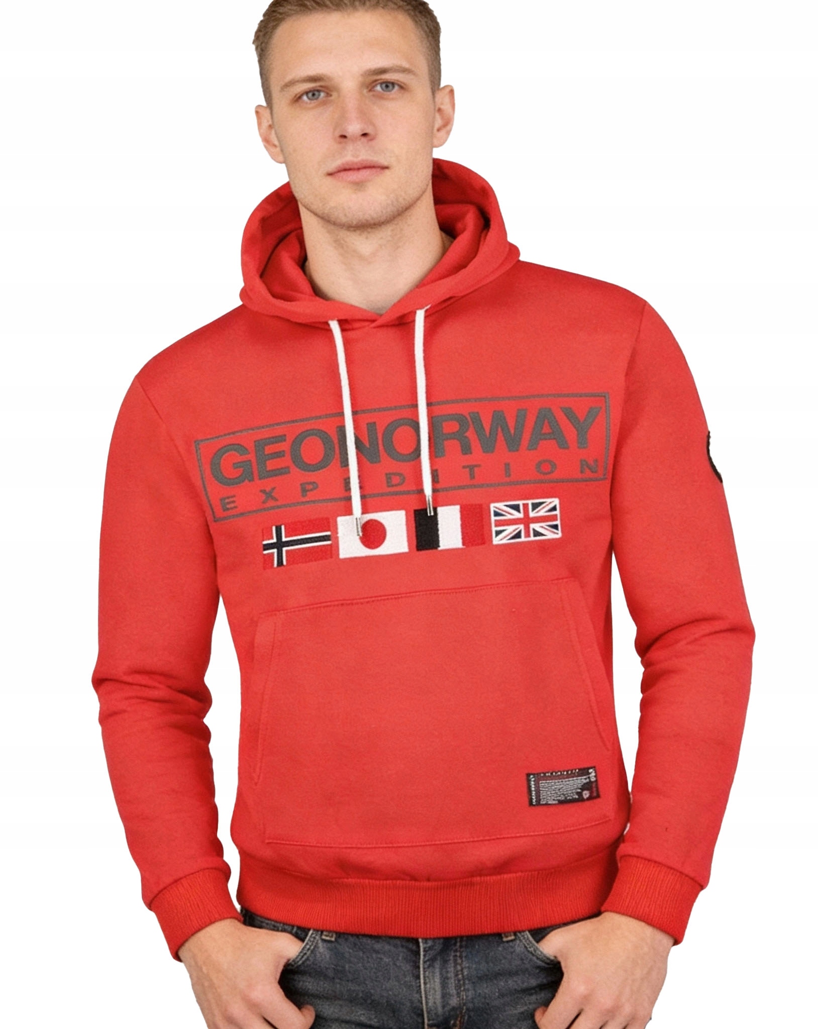 Pánská mikina Geo Norway Great sportovní outdoorová, prodyšná, pohodlná