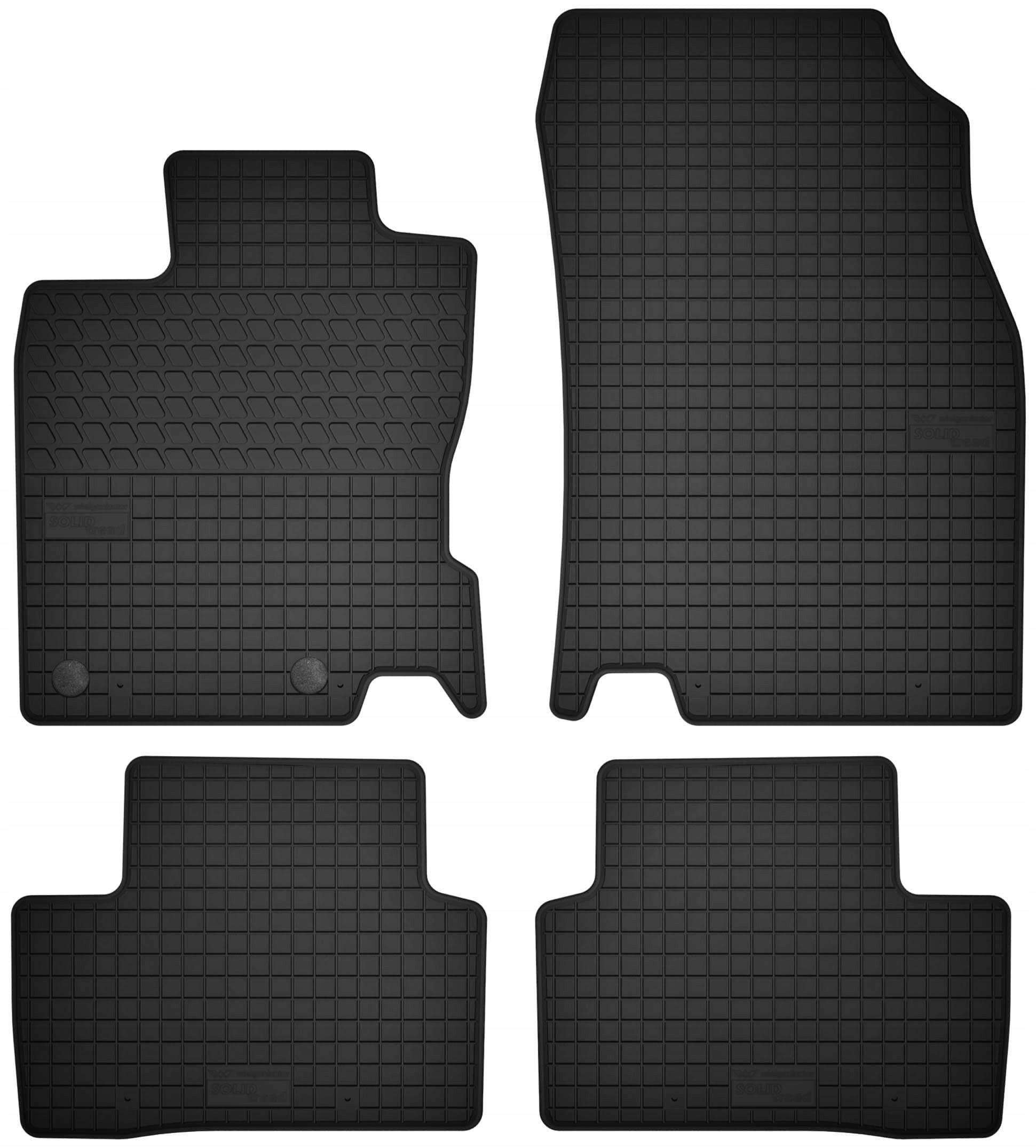 Gumové autokoberce komplet Renault Kajdar Suv od roku 2015 do roku 2022