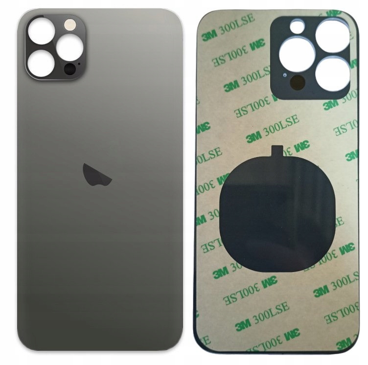 Klapka Jednobryłowa Plecki Tył iPhone 12 Pro Max Szary Graphite Duże oko Hq