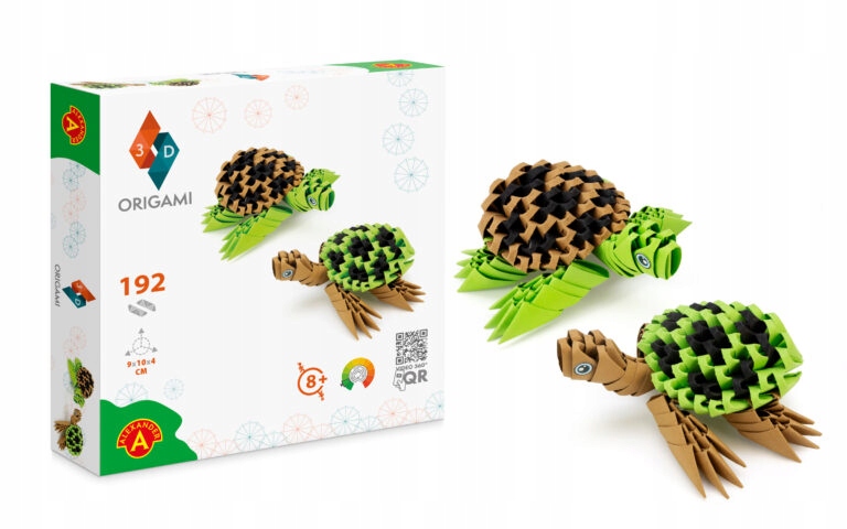 

Zestaw Origami 3D Żółwie Handmade Alexander