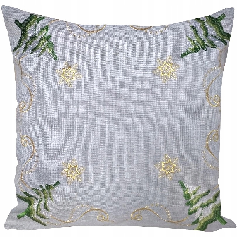 

Poszewka Świąteczna 40x40 Choinki Z Haftem Ozdoba