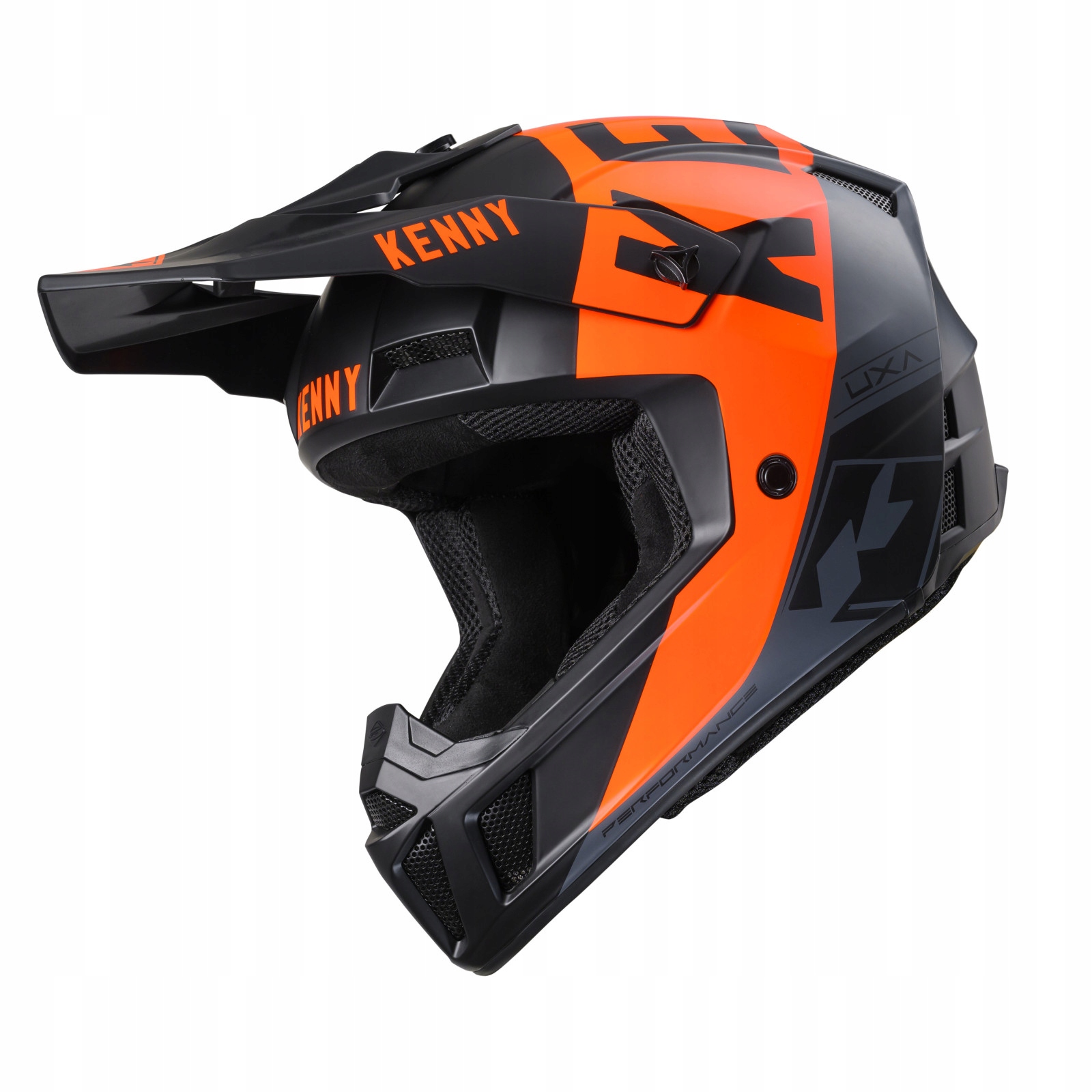 KENNY KASK PERFORMANCE BLACK NEON ORANGE ROZMIAR S
