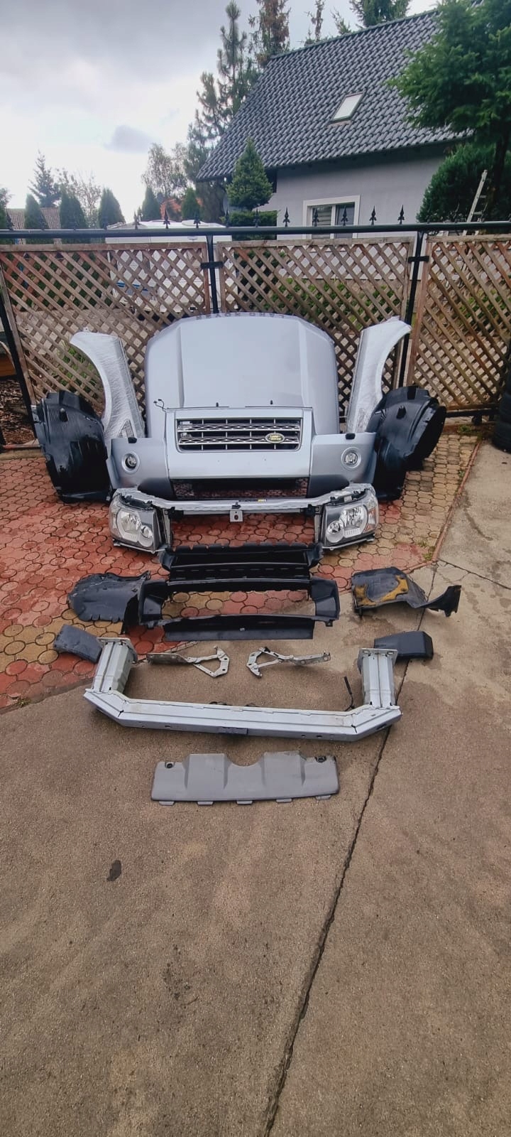 Перед Комплект Капот бампер фари Ленд ровер Freelander II