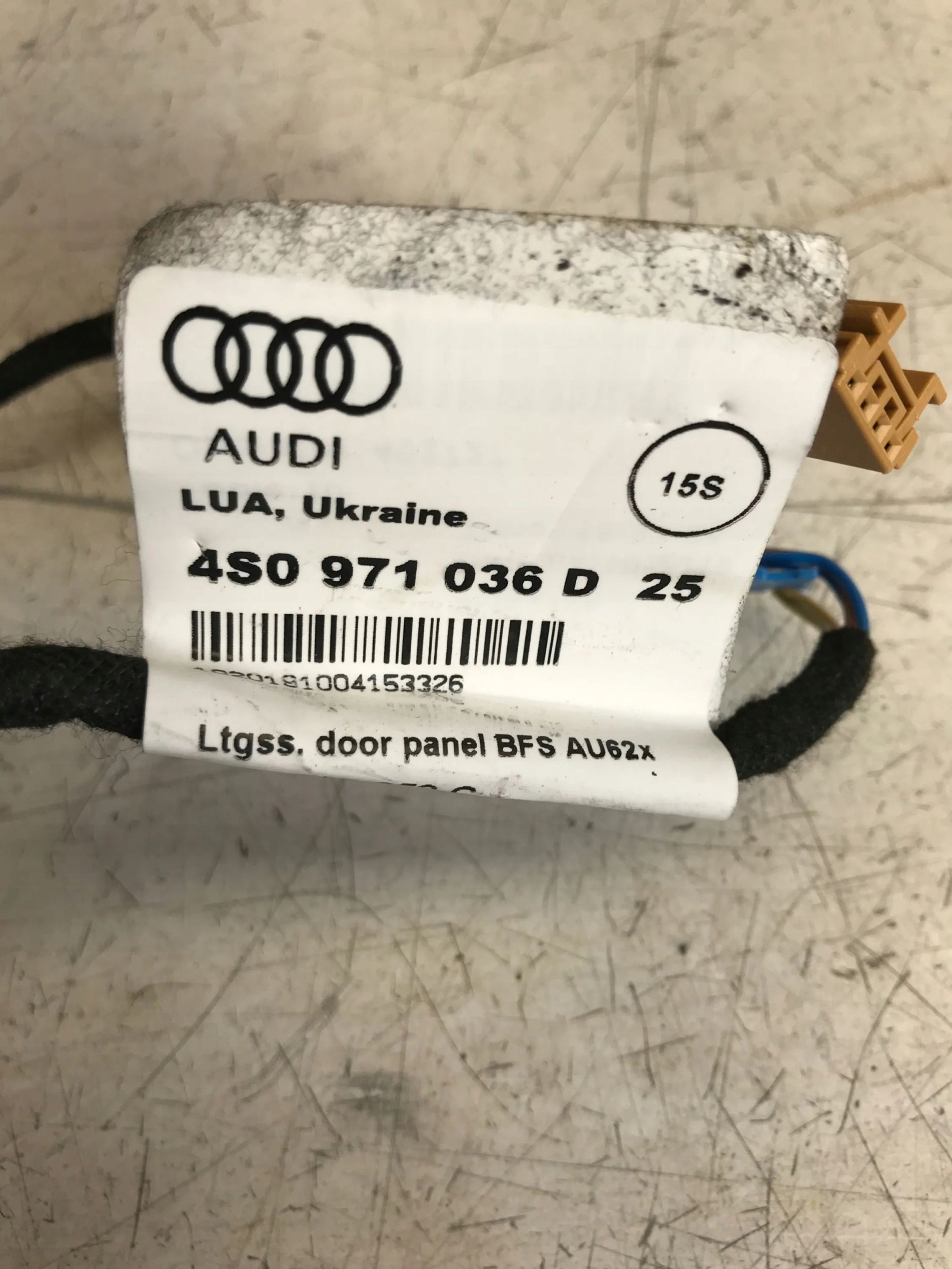 AUDI R8 PLUS 4S kabelbaum kabelsatz Kabelbaum Tür 4S0971036D