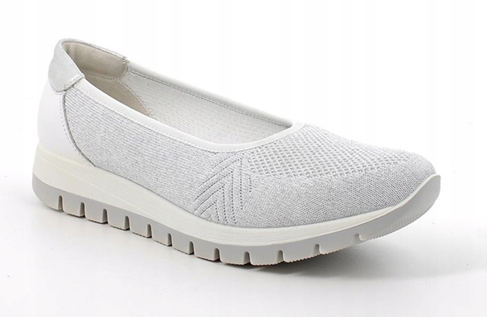 Sportovní dámské nazouvací baleríny stříbrné Igi&Co 5660411 r38