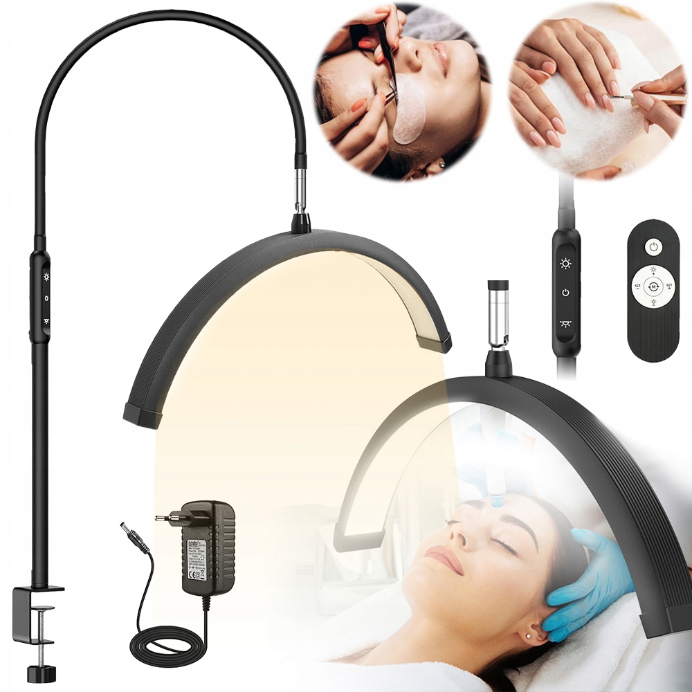 Led Kosmetická Lampa Bezstínová Podlahová Pro Líčení Řas S Obloukem 3200K-6500K