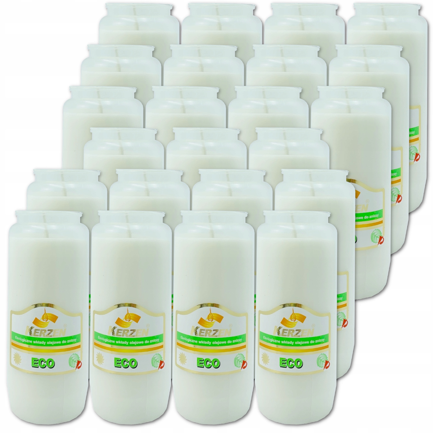 

Wkłady do zniczy olejowe Kerzen Eco 7 120h 23szt