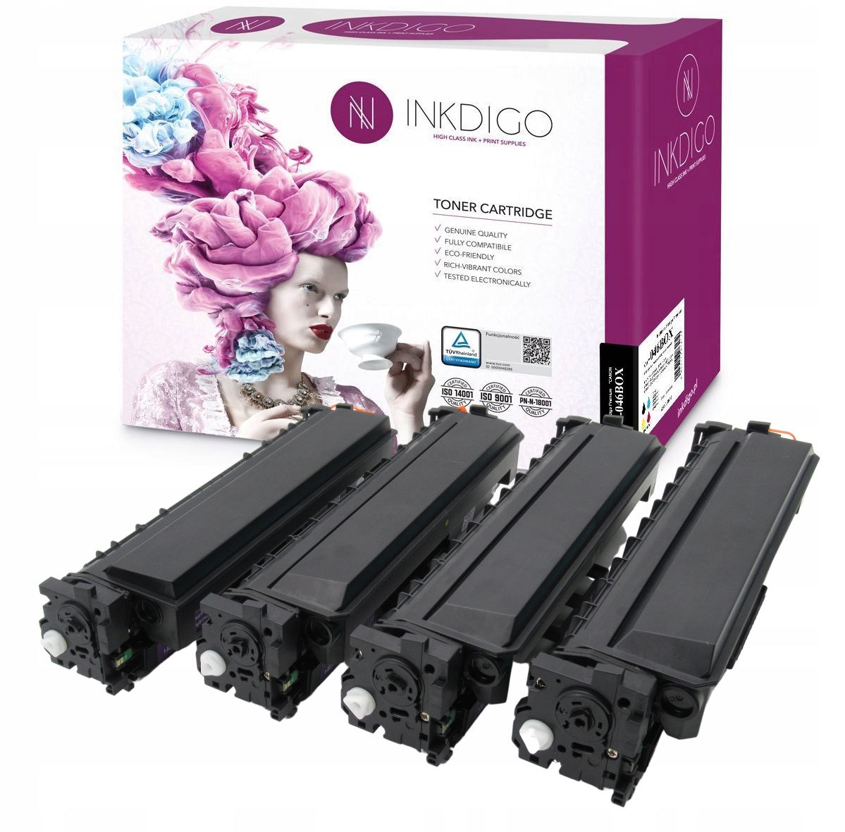 

4x Toner Do Canon 46 i-SENSYS MF732Cdw MF734Cdw XL