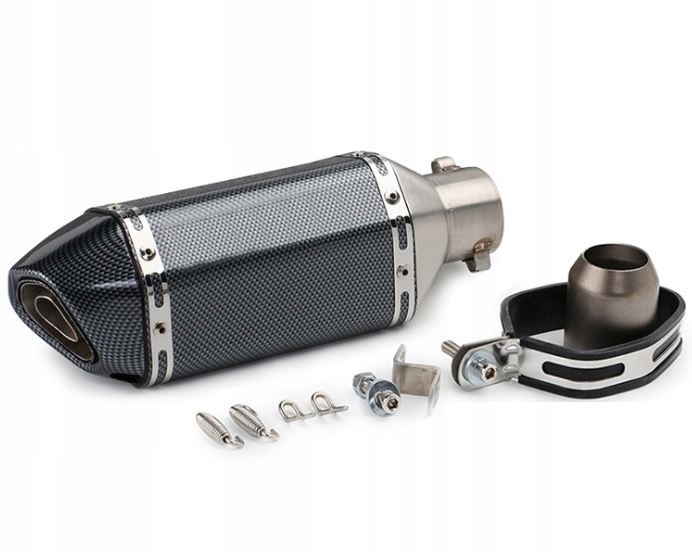 Tlumič Motocyklový Carbon Short 300 mm Univerzální Výfuk Krátký Db Killer