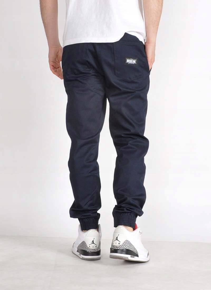 Spodnie 3XL Bossline Cut Jogger Granatowe joggery XXXL Rozmiar 3XL