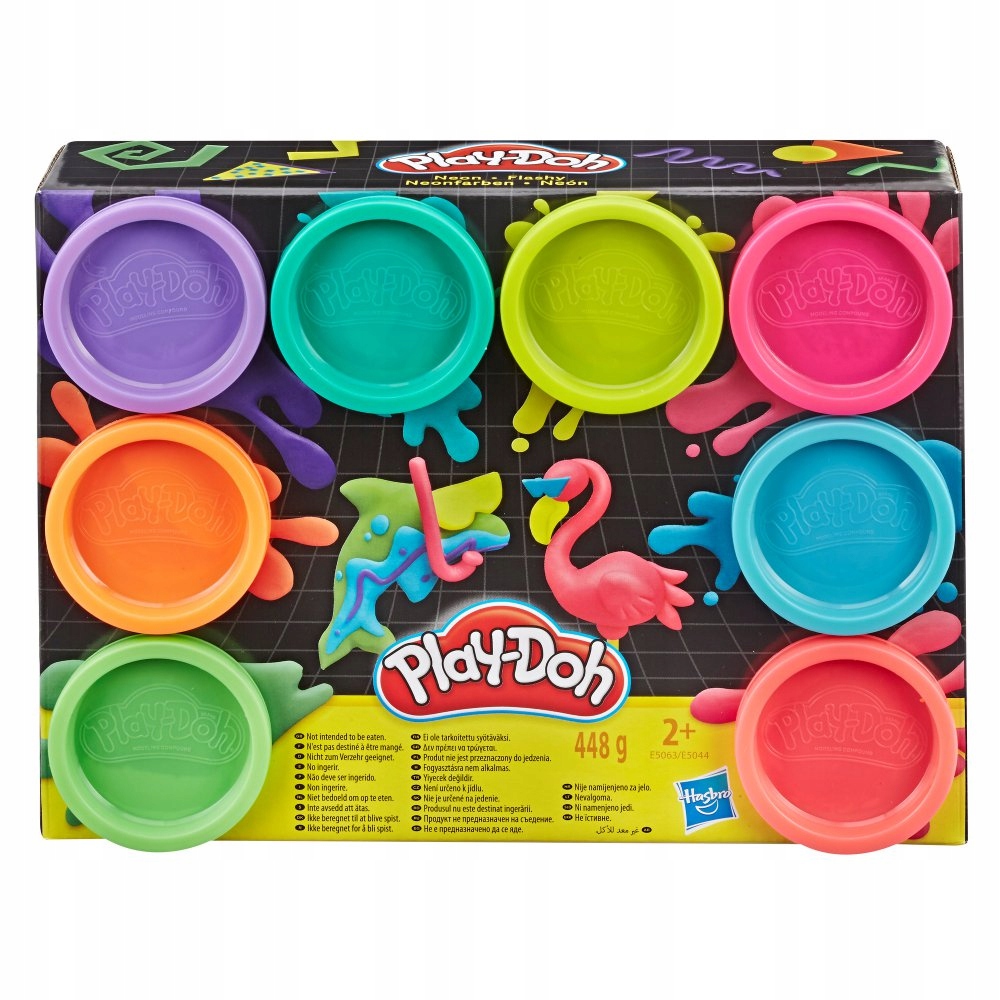 

Play-doh Ciastolina Tuby 8 Pak neonowych kolorów