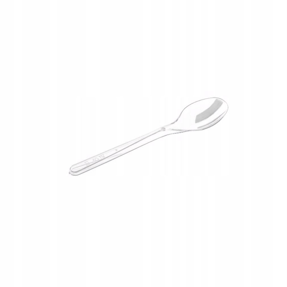 Łyżeczka transparentna 12,5cm Superior 50szt